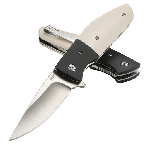 [CRK2867] CRKT CURFEW WHITE 3.10" PLAIN EDGE