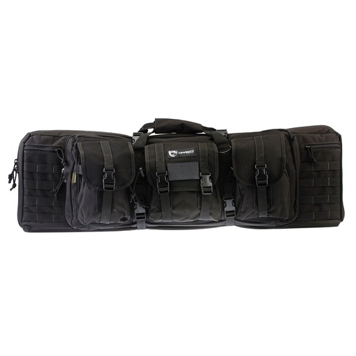 [DRA12-301BL] DRAGO GEAR 36" DOUBLE GUN CASE BLK