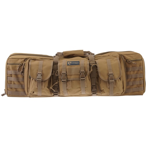 [DRA12-301TN] DRAGO GEAR 36" DOUBLE GUN CASE TAN