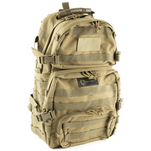 [DRA14-302TN] DRAGO GEAR ASSAULT BACKPACK TAN