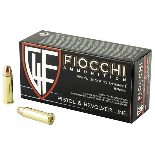 [F38G] FIOCCHI 38SPL 158GR FMJ 50/1000