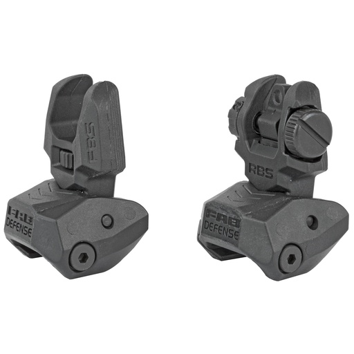 [FABFX-FRBSKIT] FAB DEF POLY FLIP-UP SIGHT SET BLK