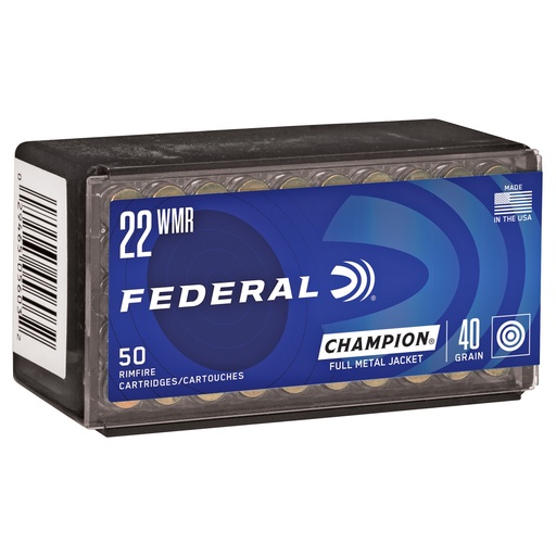 [FE737] FED CHAMP 22WMR 40GR FMJ 50/3000