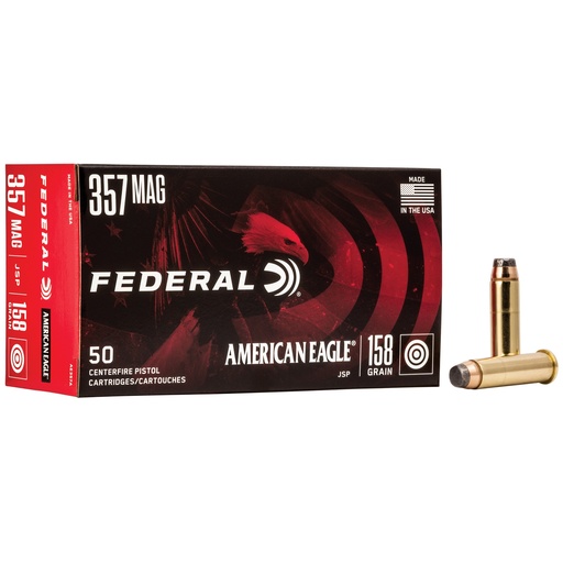 [FEAE357BX] FED AM EAGLE 357MG 158GR JSP 50/1000