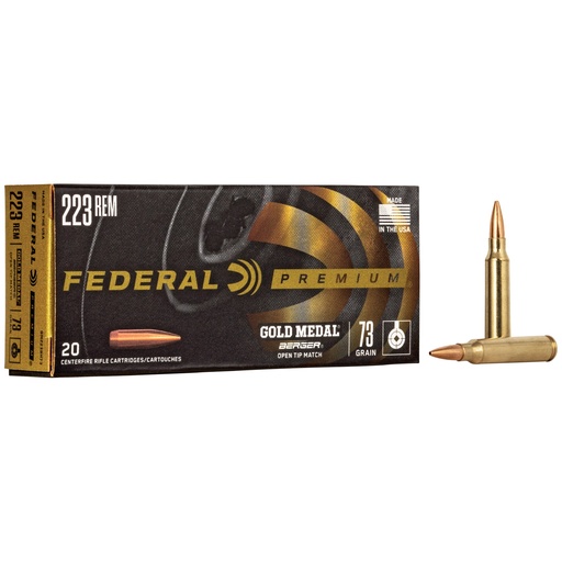 [FEGM223BH73] FED GOLD MDL 223REM 73GR BERGER 20