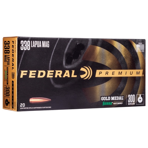 [FEGM338LM2] FED 338 LAPUA 300GR MATCHKING 20/200