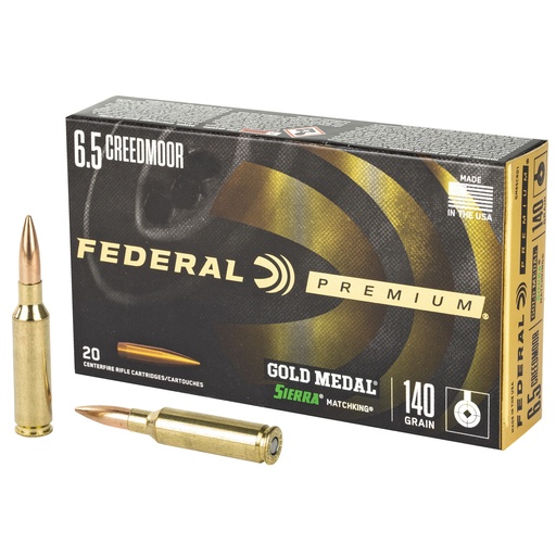 [FEGM65CRD1] FED GOLD MDL 6.5CREED 140GR SMK 20