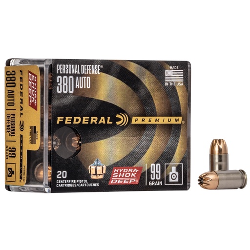 [FEP380HSD1] FED HYDRA-SHOK DEEP 380AUTO 99GR 20/