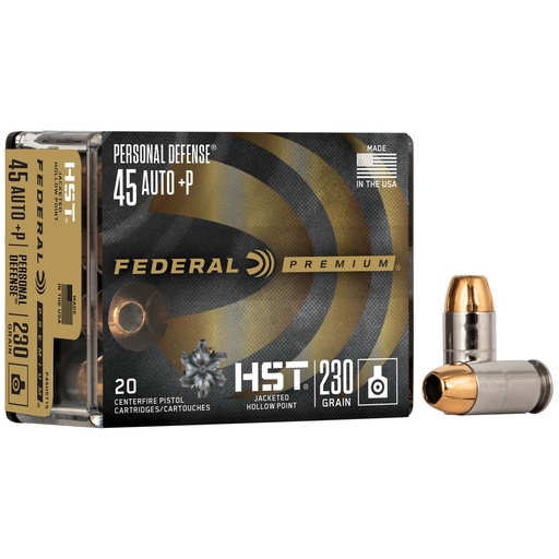 [FEP45HST1S] FED PRM HST 45ACP+P 230GR JHP 20/200