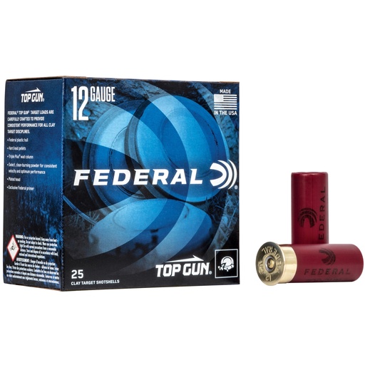 [FETG1275] FED TOP GUN 12GA 2.75" #7.5 25/250