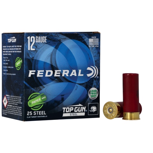 [FETG12W75] FED TOP GUN 12GA 2.75" #7.5 25/250