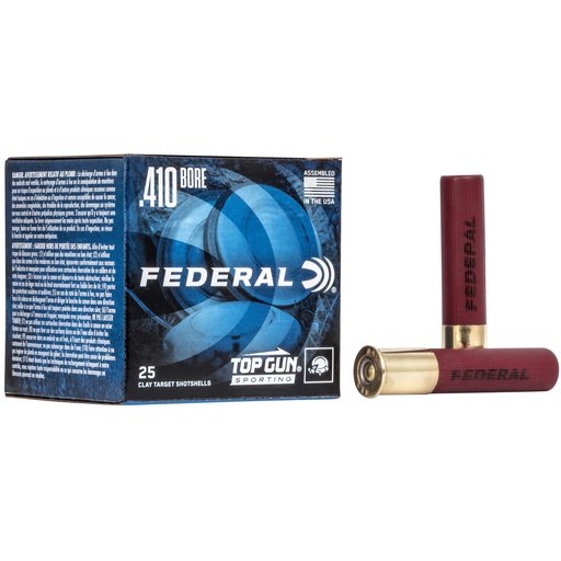 [FETGS4121475] FED TOP GUN 410GA 2.5" #7.5 25/250