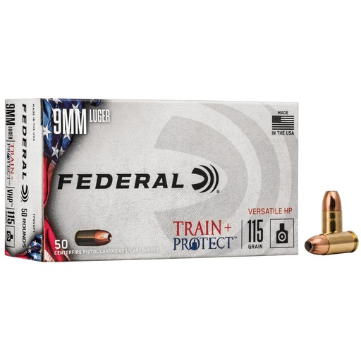 [FETP9VHP1] FED TRAIN/PROTCT 9MM 115GR VHP 50