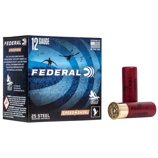 [FEWF1422] FED SPEED SHOK 12GA 3" #2 25/250