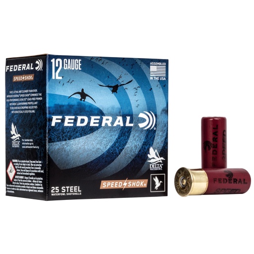 [FEWF1453] FED SPEED SHOK 12GA 2.75" #3 25/250