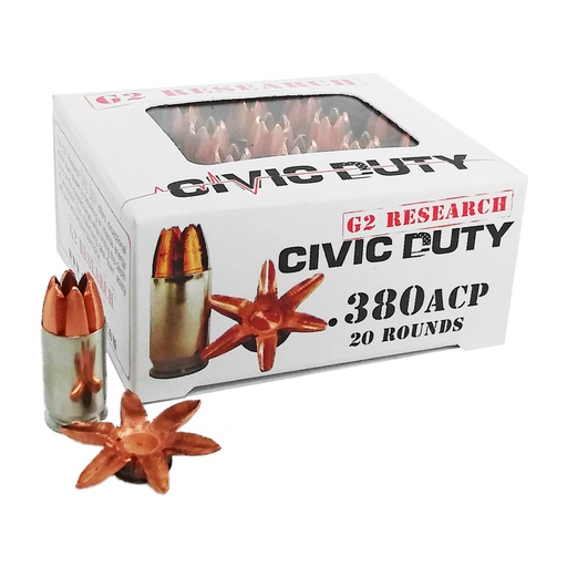 [G200621] G2R CIVIC DUTY 380ACP 64GR 20/500