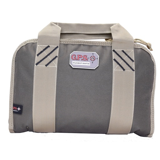 [GOGPS-1308PCRK] GPS DOUBLE PISTOL CASE GREEN/KHAKI
