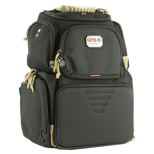 [GOGPS-1711BPBT] GPS HANDGUNNER BACKPACK BLK/TAN