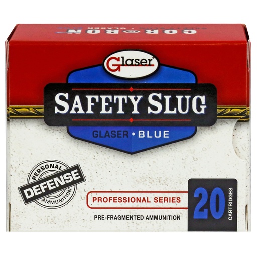 [GSSGL00600] GLASER BLUE 380ACP 70GR 20/500