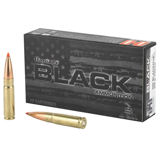 [H80891] HRNDY BLACK 300BLK 208GR AMAX 20/200