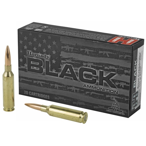 [H81396] HRNDY BLK 6MM CRD 105GR BTHP 20/200