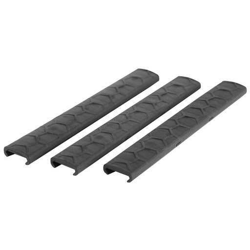 [HEXHX-LRC-3PK-BLK] HEXMAG SLM 18SLOT LOWPRO RAIL 3PK BK