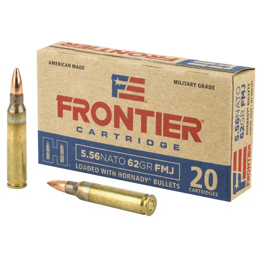 [HFR260] FRONTIER 556NATO 62GR FMJ 20/500