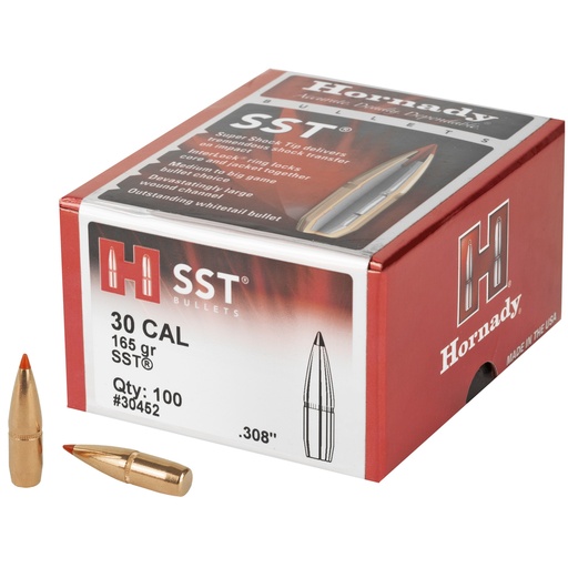 [HRB30452] HRNDY SST 30CAL .308 165GR 100CT