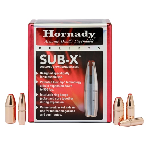 [HRB30718] HRNDY SUB-X 30CAL .308 175GR 100CT