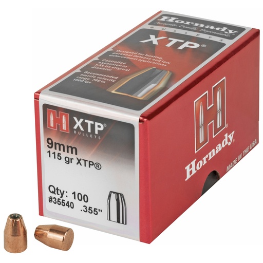 [HRB35540] HRNDY XTP 9MM .355 115GR 100CT