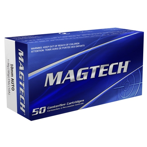 [MT10A] MAGTECH 10MM 180GR FMJ 50/1000