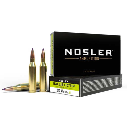 [NOS40050] NOSLER 243WIN 90GR BT 20/200