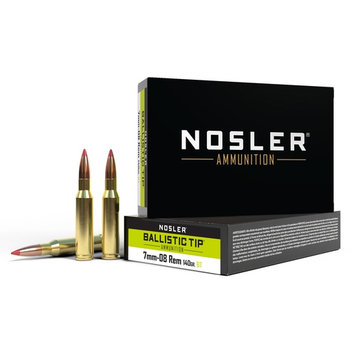 [NOS40059] NOSLER 7MM-08 140GR BT 20/200