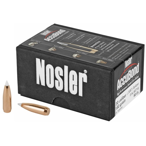 [NOSB56719] NOSLER 30 CAL 150GR ACCUBOND 50CT