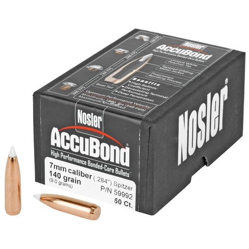 [NOSB59992] NOSLER 7MM 140GR ACCUBOND 50CT