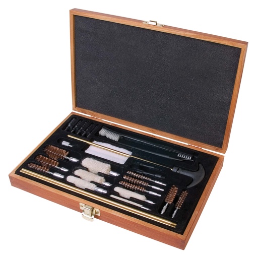 [OUT70082] OUTERS 28PC .22+ CLNG KIT WOOD BOX
