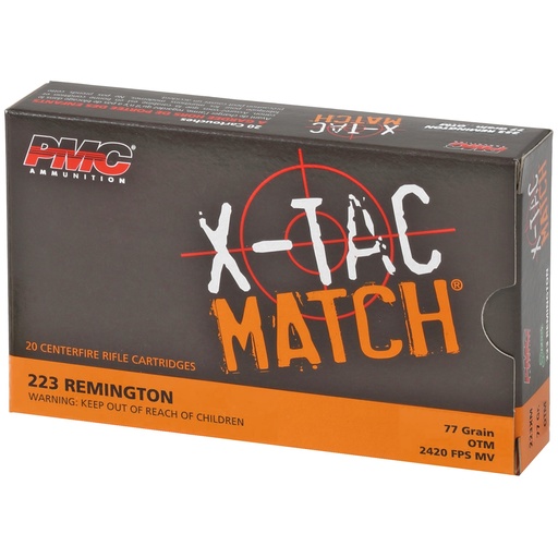 [PMC223XM] PMC XTACM 223REM 77GR OTM SIERRA BT