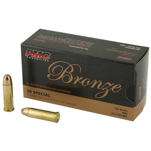 [PMC38G] PMC BRNZ 38SPL 132GR FMJ 50/1000