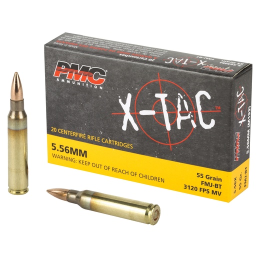 [PMC556X] PMC XTAC 556NATO 55GR FMJBT 20/1000