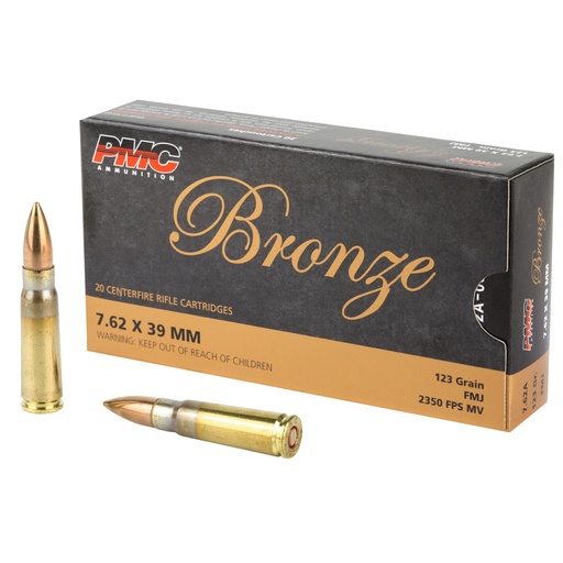 [PMC762A] PMC BRNZ 7.62X39 123GR FMJ 20/500