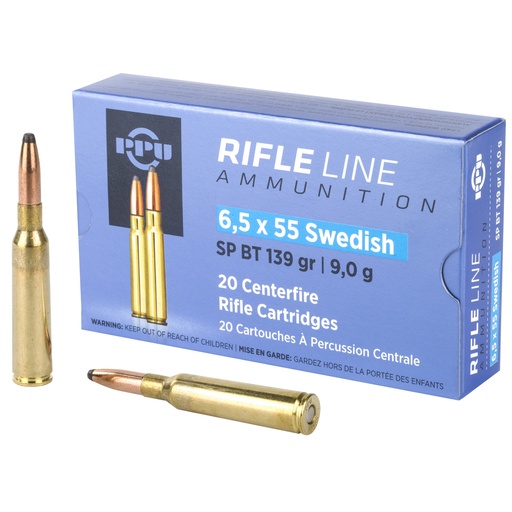 [PPUPP6SWS] PPU 6.5X55 SWEDISH SP 139GR 20/200