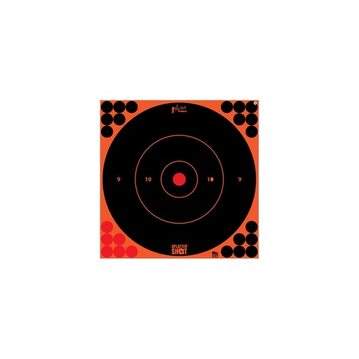 [PRO12B-ORNGE-5PK] PRO-SHOT TARGET 12" ORN BULLSEYE 5PK