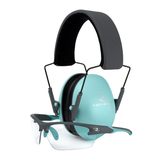 [RADLS0820CKCS] RADIANS LOWSET MUFF/GLASSES AQUA