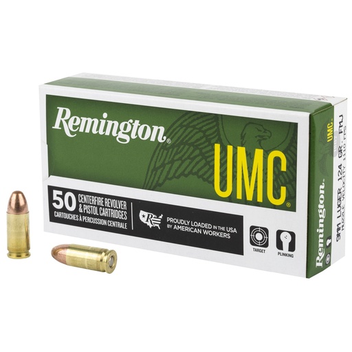 [REM23718] REM UMC 9MM 124GR FMJ 50/500