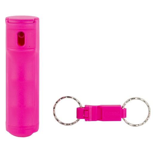 [SABF15-PUSG-W2] SABRE SPRAY KEY RING/WHISTLE .54 PNK