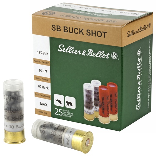 [SB12BSG] S&B 12GA 2.75 1.12OZ 00 9PEL 25/250