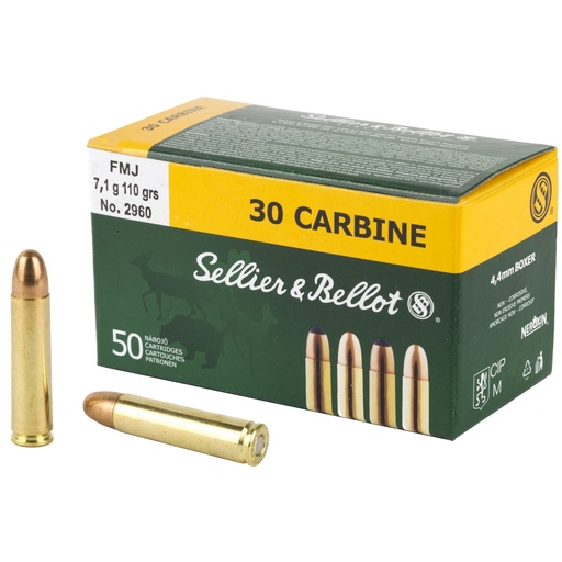 [SB30A] S&B 30CARBINE 110GR FMJ 50/1000