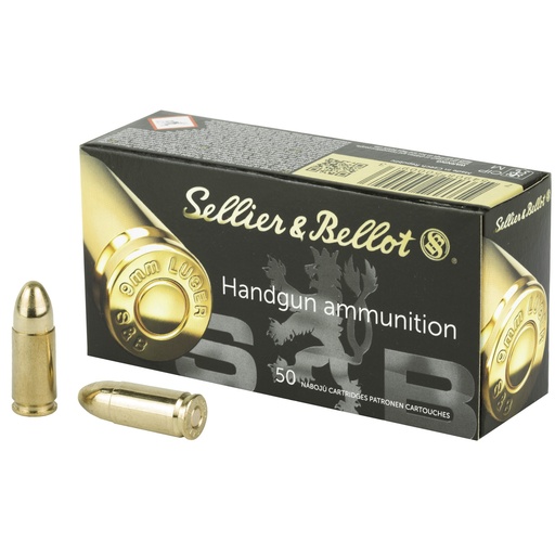 [SB9B] S&B 9MM 124GR FMJ 50/1000