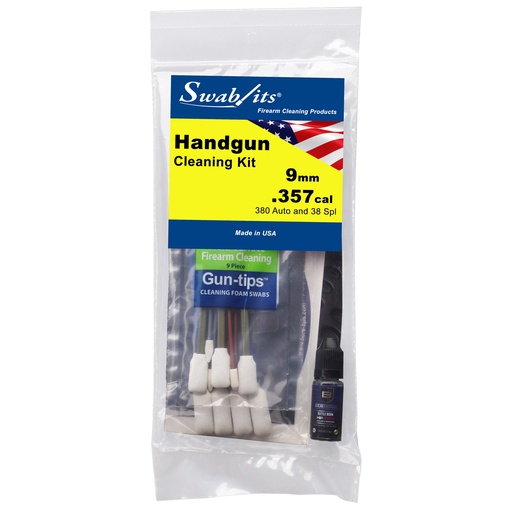 [SBC44-002] SWAB-ITS HANDGUN CLEANING KIT 9MM