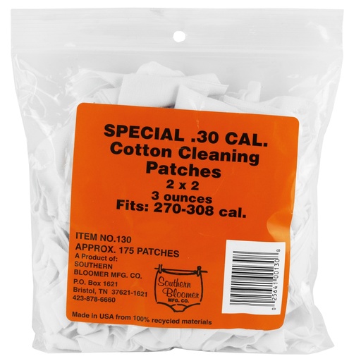 [SBL130] STHRN BLMR SPL 30CAL 2X2" 130/BAG